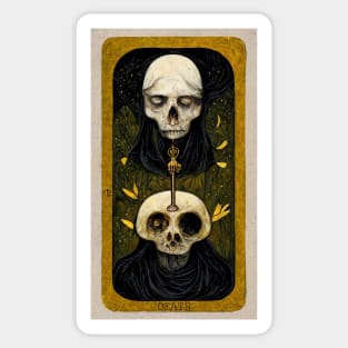 Death Tarot Card. Sticker